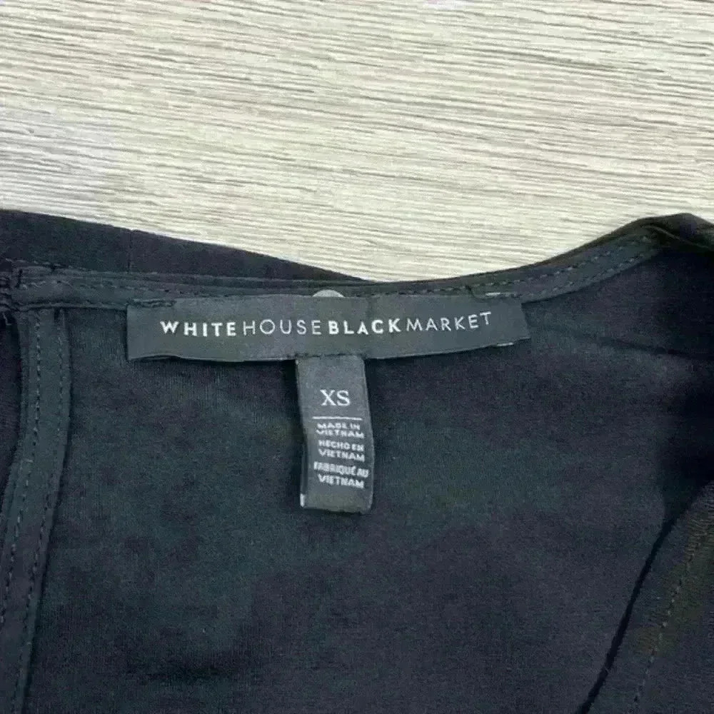 White House Black Market Black Blouse Size XS - Picture 6 of 9